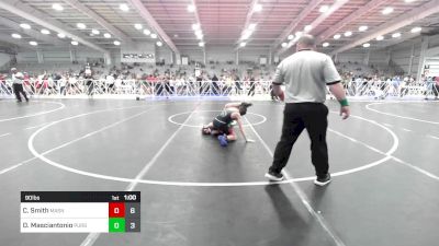 90 lbs Rr Rnd 1 - Chase Smith, Mat Assassins Red vs Dominic Masciantonio, Pursuit Wrestling Academy - Silver