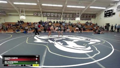 190 lbs Cons. Round 4 - Ed Mozqueda, Spring Valley vs Dante Curtis, Ganado