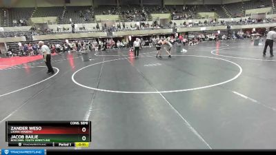 190 lbs Cons. Semi - Zander Weso, Laona-Wabeno vs Jacob Bailie, Boscobel Youth Wrestling