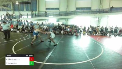 165 lbs Consi Of 16 #2 - Abran Mendoza, Colony HS vs Travion Jones, Chaparral HS