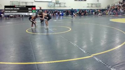 126 lbs Cons. Round 3 - Iberaldo Calmo, Woodburn vs Giffin Looney, West Salem