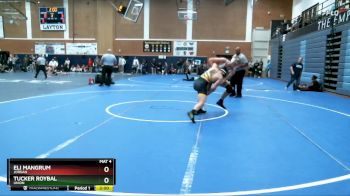 165 lbs Quarterfinal - Tucker Roybal, Union vs Eli Mangrum, Jordan