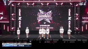 Celebrity Cheer - VOGUE [2026 L1 Senior - D2 - Small DAY 1] 2026 JAMfest Cheer Super Nationals