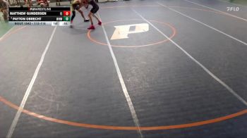 112-116 lbs Champ. Round 1 - Payton Obrecht, Winfield Warriors vs Matthew Gundersen, Force Elite
