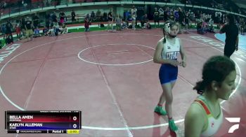 116 lbs 5th Place Match - Bella Amen, Montana vs Kaelyn Alleman, Utah