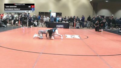 120 lbs Champ. Rd Of 16 - Mai Graham, Steel Valley Renegades vs Kaydence Proulx