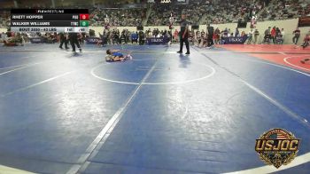 43 lbs Round Of 16 - Rhett Hopper, Piedmont vs Walker Williams, Team Tulsa Wrestling Club