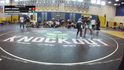 285 lbs Round 3 (8 Team) - Lashawn Powell, VSUS Athletics RTC vs Derryl Godbolt, Buchholz