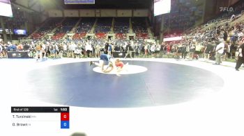 126 lbs Rnd Of 128 - Tyler Turzinski, Minnesota vs Dominic Brown, Indiana