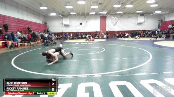 152 lbs Cons. Round 4 - Rickey Ramirez, Willits High School vs Jace Thomson, McKinleyville High School