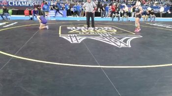 Girls-105 lbs Quarterfinal - Madison Nieuwenhuis, Plainwell (Girls) vs Cayden Taylor, Fowlerville (Girls)