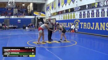 170 lbs Cons. Round 3 - Maddie Menchaca, MENTOR vs Jaelyn Arrequin, HARRISON