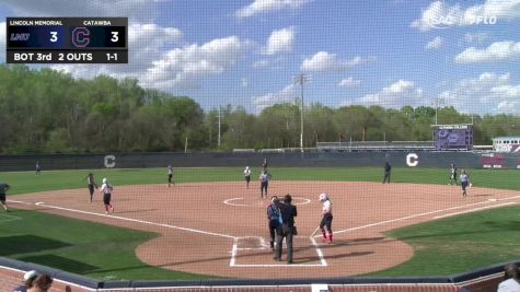 Replay: Lincoln Memorial vs Catawba - DH | Apr 5 @ 4 PM