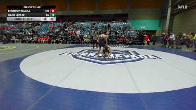 132 lbs Consi Of 32 #1 - Brendon Magill, Fernley vs Gage Lefler, Carbon