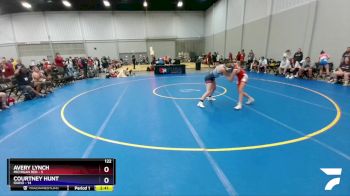 122 lbs Round 1 (8 Team) - Avery Lynch, Michigan Red vs Courtney Hunt, Idaho