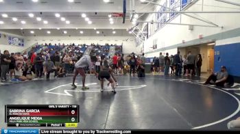 116 lbs Quarterfinal - Sabrina Garcia, El Rancho Dons vs Angelique Mexia, Villa Park High School