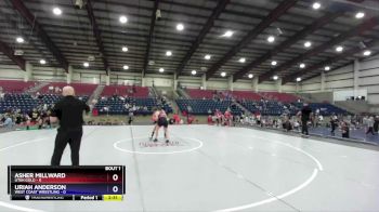 106 lbs Champ Round 1 (16 Team) - Asher Millward, Utah Gold vs Uriah Anderson, West Coast Wrestling