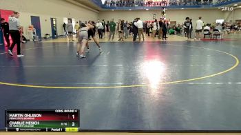 157 lbs Cons. Round 4 - Martin Ohlsson, Penn State Behrend vs Charlie Mesich, St. Vincent College