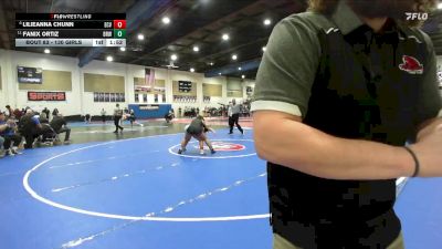 130 Girls Champ. Round 1 - Fanix Ortiz, Brawley vs Lilieanna Chunn, El Cajon Valley