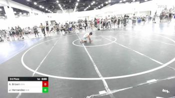 78 lbs 3rd Place - Apollo Brown, Grindhouse WC vs Jaser Hernandez, DUB Wrestling