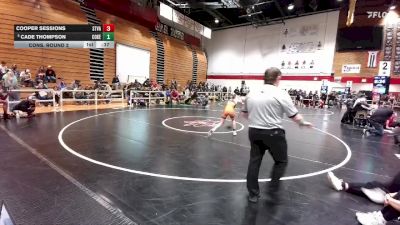 113 lbs Cons. Round 2 - Cooper Sessions, Star Valley vs Cade Thompson, Cokeville