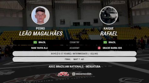 Kaique Rafae vs Pedro Leão Magalhães 2025 ADCC Brazilian Nationals
