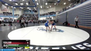 114G 5th Place Match - Kyra Cobb, Timberline Girls vs Billie Rinderknecht, Ririe Girls