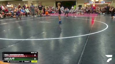 65 lbs Placement (16 Team) - Paul Vanderhoeven, North Desoto Wrestling Academy vs Luke Blair, SVRWC Black