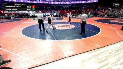 2A 113 lbs Cons. Semi - Jackson Marlett, Crystal Lake (Central) vs Jacob Sebek, Oak Forest