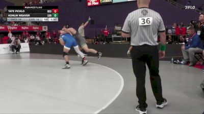 174 lbs Quarters & 1st Wb (16 Team) - Konlin Weaver, Life University vs Tate Picklo, Oklahoma City