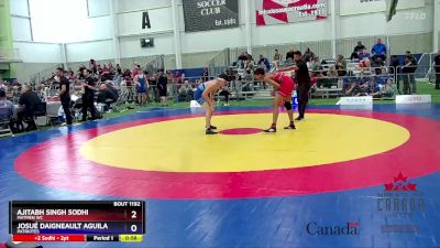 65kg Cons. Round 3 - Ajitabh Singh Sodhi, Matmen WC vs Josué Daigneault Aguilar, Patriotes