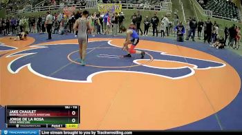 113 lbs Semifinal - Jake Chaulet, Basin Bulldog Youth Wrestling vs Jorge De La Rosa, Viper Wrestling