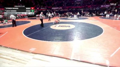 2A 106 lbs Cons. Round 3 - Symon Woods, Washington vs Jack Koenig, Chicago (St. Patrick)