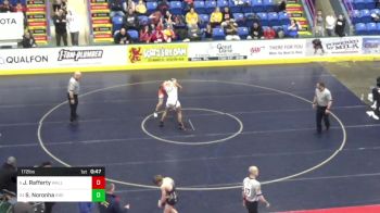 172 lbs Consolation - Jake Rafferty, Wallenpaupack vs Stefan Matteo Noronha, Indiana