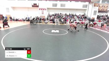 165 lbs Quarterfinal - Jack Sawiski, Silver Lake vs Keymani Rivera, Agawam