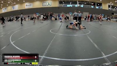 76 lbs Quarterfinal - Maddox Rogers, Cavalier Wrestling Club vs Ian Schoenebeck, Blue Knight