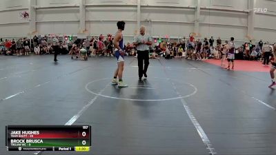 157 lbs Round 1 (6 Team) - Jake Hughes, Team Shutt vs Brock Brusca, Trojan WC