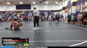 129 lbs Quarterfinal - Kylen Smith, Team Bear Wrestling Club vs Jacob Bannister, Legacy Elite Wrestling