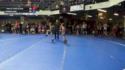 67 lbs Champ. Rd Of 16 - Graham Dyson vs Chase Pool, Glenbard East JR Rams