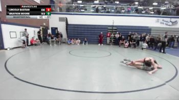 125 lbs Quarterfinal - Lincoln Bastian, Idaho Gold Wrestling Club vs Brayson Moore, Team Real Life Wrestling