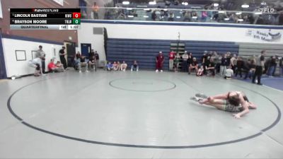 125 lbs Quarterfinal - Lincoln Bastian, Idaho Gold Wrestling Club vs Brayson Moore, Team Real Life Wrestling