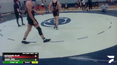 182 lbs Round 3 - Zerek Keel, Ground Zero Wrestling vs Nathaniel Ellis, Iron Knights