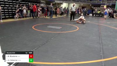 95 lbs Round Of 64 - Bowen Blystone, Indiana vs Harrison Osborne, Tredyfferin Eastown