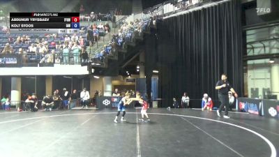 43 lbs Champ. Round 2 - Abdunur Yrysbaev, Fit&Fight Gym WC vs Kolt Stoos, Immortal Athletic WC