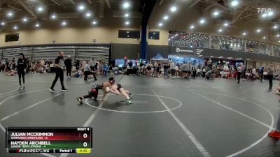 88 lbs Round 2 (4 Team) - Julian MCcrimmon, Warhawks Wrestling vs Hayden Archbell, Junior Terps Xtreme