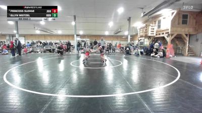 86 lbs Rr Rnd 2 - Princess Sledge, Johnson City vs Ellyn Weitzel, Hornell