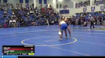 215 lbs Quarterfinal - Tyler Treft, FINDLAY vs Nic Ley, DeKalb