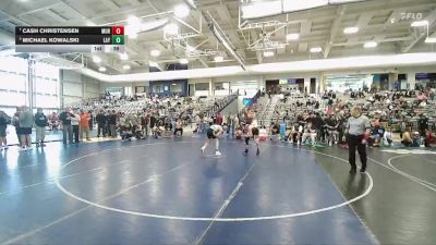 113 lbs Cons. Round 7 - Michael Kowalski, Layton vs Cash Christensen, Murray