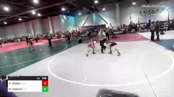 66 lbs Quarterfinal - Nainoa Albeso, Team Aggression vs Malik Hoskins, Tucson Cyclones