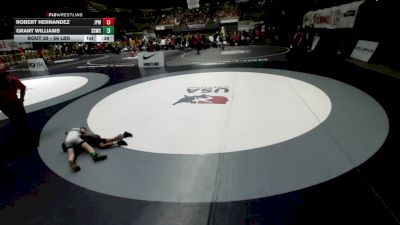 56 lbs Champ. Rd Of 32 - Robert Hernandez, Junior Panther Wrestling vs Grant Williams, Southwest Stallions Wrestling Club